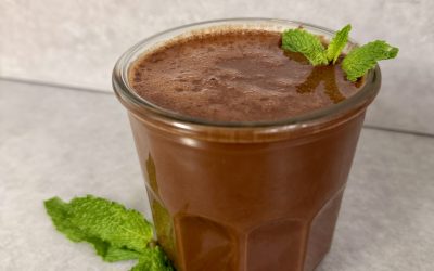 Vegan Peppermint Hot Chocolate